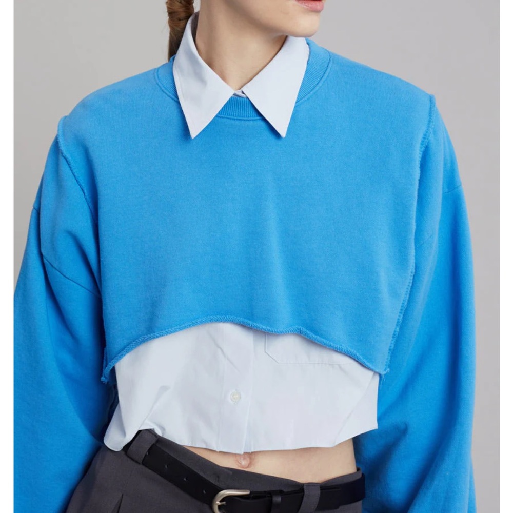 Frankie Shop Luz Cropped Sweatshirt OS